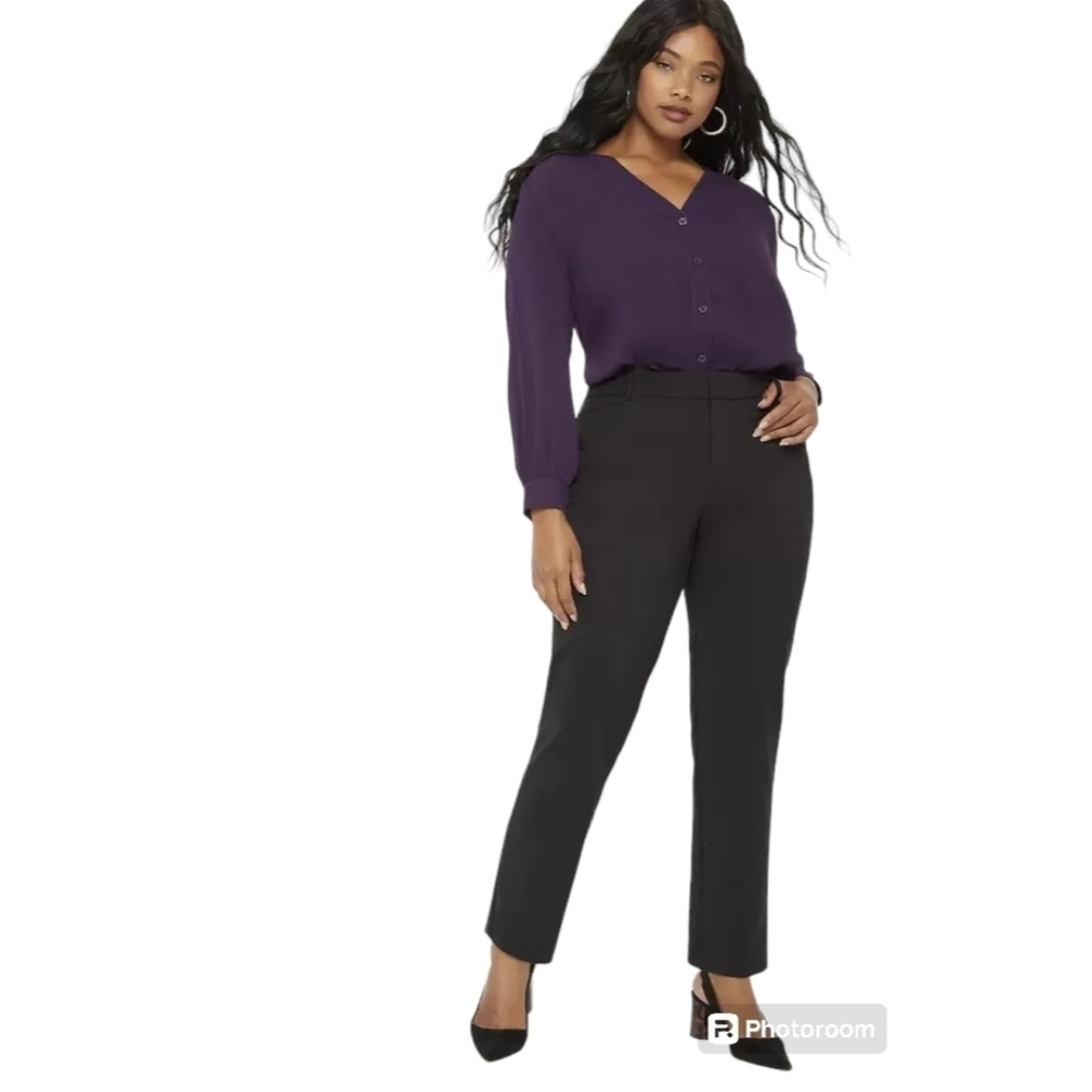Eloquii Kady Fit Double-Weave Office City Chic Office Comfort Pant - Women's